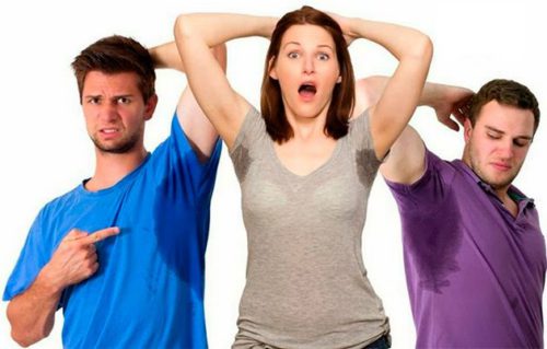 Средства от потоотделения подмышек