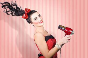 рекомендуется применять фен