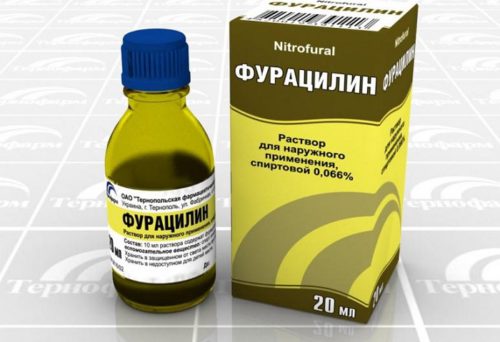 Фурацилин против грибка ног